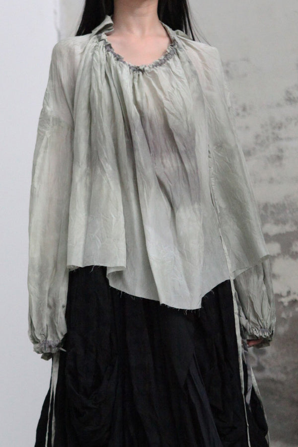 ARCHIVIO J.M.Ribot floral dyed blouse AWSH21/SR